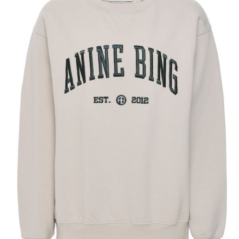 Anine Bing Cream Crewneck